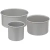 Image de 5five - lot 3 moules à gâteaux bord haut en aluminium
