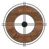 Image de Atmopshera Horloge Dorian en bois et métal - 65 cm