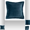 Image de Atmosphera Coussin en flanelle Cuddly bleu égéen - 53 x 53 cm