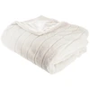 Image de Atmosphera Manoir Plaid en fausse fourrure blanc - 180 x 230 cm