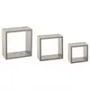 Image de 5five Lot de 3 étagères murales Fixy Cube effet chêne gris