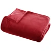 Image de Atmosphera Couverture en flanelle rouge 130 x 180 cm