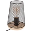 Image de Atmosphera Lampe Zely en métal noir - 24 cm