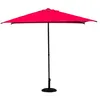 Image de Hespéride Parasol SOYA carré - Rouge Grenade
