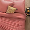 Image de Housse de Couette 1 Personne en Coton Rose Blush 140 x 200 cm - Atmosphera