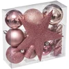 Image de Atmosphera Colorama Lot de 18 pièces de décoration pour sapin de Noël - Rose