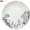 Image de Secret de Gourmet Assiette Plate à Dîner Motif Floral Blanc Ø 27 c