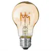 Image de Atmosphera Ampoule LED Standard ambre torsadé, E27 - Diamètre 6 cm