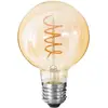 Image de Atmosphera Globe Ampoule LED G95 E27 à filament spiralé - Ambre