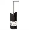 Image de 5five Support de papier toilette en métal flexible, noir