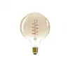 Image de Ampoule LED Globe G125 Filament Spiralé Ambre