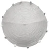 Image de Atmosphera Tapis rond à pompons gris - 90 cm