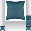 Image de Atmosphera Coussin bleu Lilou - 55 x 55 cm