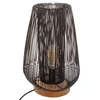 Image de Atmosphera Noda Lampe filaire en métal noir - 40,5 cm