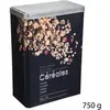 Image de 5five Boîte à céréales Relief II en métal noir, L 18 x l 10 x H 24,5 cm