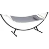 Image de Toile de hamac matelassé Akio Gris sans Pied Hespéride - Gris Clair