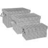 Image de Five - Lot de 3 boîtes Rectangles Gris Clair