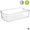 Image de 5five Boîte de rangement pour réfrigérateur grande capacité 8 L - Transparente