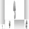 Image de 5five Couteau Santoku "Silver Precision" L31,5 cm - Acier inoxydable forgé