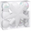 Image de Lot de 18 Boules de Noël Blanches