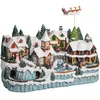 Image de FEERIC LIGHTS & CHRISTMAS - Village de noël Train & Renne animé/Musical 45 LED + transfo