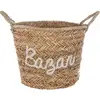 Image de Panier en osier broderie