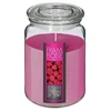 Image de Atmosphera Nina Bougie parfumée à la framboise dans bocal en verre - 510 g