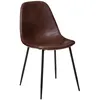 Image de Atmosphera - Chaise Vladi Cognac Effet Cuir