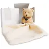 Image de Doudou et Compagnie - Doudou Ours Mouchoir - Boîte Fleur - Marron - 302