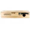 Image de COOK CONCEPT - KD3158 Cave à Saucisson avec Couteau en Bois et INOX - Décoration Table Bistrot - Pratique et Facile à Entretenir - H10,5 x L7,5 x P32,5 cm - Beige et Gris