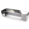 Image de Lily cook - KP5345 - Moule à bûche Triangulaire en INOX argenté - Embouts Amovibles pour Un démoulage Facile - Dimensions 30,20 x 9,80 x 7,40 cm - Idée Cadeau