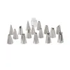 Image de Lily cook Set de 16 Douilles en INOX Dressage Professionnel Argent