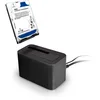 Image de PORT CONNECT Station d'Accueil pour Disque dur Sata HDD 2.5 pouces +3.5 pouces