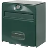 Image de BURG-WÄCHTER Boîte aux Lettres, 1 Porte, 504 VE Mini BALthazar, Vert, en Acier Galvanisé, Avec Porte à Ouverture Totale et Stop-Courrier (Porte bloquée à 120°), Neutre