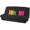 Image de Douceur d'Intérieur 1603194 Housse de Clic Clac Mat avec Bande Socle en Polyester Noir 200 x 185 cm