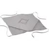 Image de Douceur d'Intérieur 1605156 Galette de Chaise avec 4 Rabats Polyester Uni Essentiel Gris 35 x 35 cm