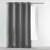 Image de douceur d'intérieur, Rideau à Oeillets (140 x 260 cm) Absolu Anthracite, Microfibre