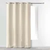 Image de douceur d'intérieur, Rideau à Oeillets (140 x 260 cm) Absolu Naturel, Microfibre
