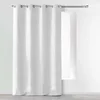 Image de douceur d'intérieur, Rideau à Oeillets (140 x 280 cm) Absolu Blanc, Microfibre