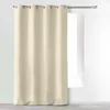Image de douceur d'intérieur, Rideau à Oeillets (140 x 280 cm) Absolu Naturel, Microfibre