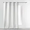 Image de RIDEAU A OEILLETS 140 x 260 CM POLYESTER UNI ESSENTIEL BLANC