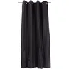 Image de RIDEAU A OEILLETS 140 x 180 CM POLYESTER UNI ESSENTIEL NOIR
