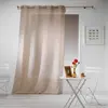 Image de Douceur d'Intérieur Haltona Panneau A Oeillets Effet Lin Tisse Haltona Polyester, Noisette, 240x140 cm