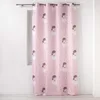 Image de douceur d'intérieur, Rideau A Oeillets 140 X 260 Cm Polyester Imprimé Petite Princesse Rose 1609478