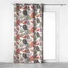 Image de Douceur d'Intérieur, Rideau à Oeillets 140 x 240 cm Coton Imprimé Bianca, 100% Coton 1609521 Orange