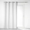 Image de Douceur d'Intérieur, Rideau à Oeillets (140 x 260 cm) Obscure Blanc, 100% Occultant Uni en Microfibre