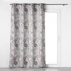 Image de douceur d'intérieur, Rideau A Oeillets 140 X 260 Cm Jacquard Faggy Taupe 1609884