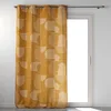Image de Douceur d'Intérieur, Rideau à Oeillets (140 x 260 cm) Esquisse Camel, Polyester Imprimé