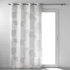 Image de Douceur d'Intérieur, Rideau à Oeillets (140 x 260 cm) Esquisse Blanc, Polyester Imprimé