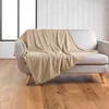 Image de Douceur d'Intérieur, Plaid (125 x 150 cm) Wooly Beige, Bouclette Unie